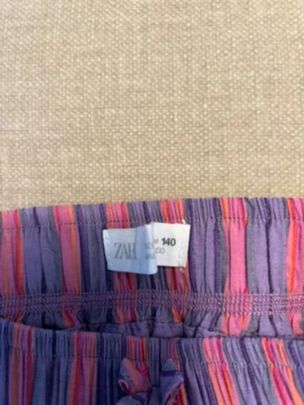 Zara striped cargo skirt, Girls' size 10